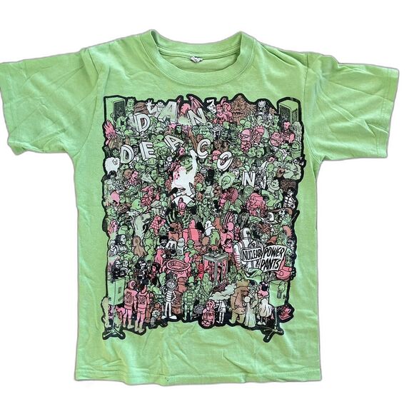 Dan Deacon Nuclear Power Pants Music Concert Collab RARE T Shirt Small